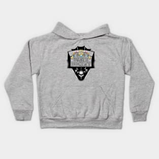 Death Skull Logo Design Kids Hoodie